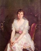 William McGregor Paxton Portrait of Louise Converse oil painting reproduction